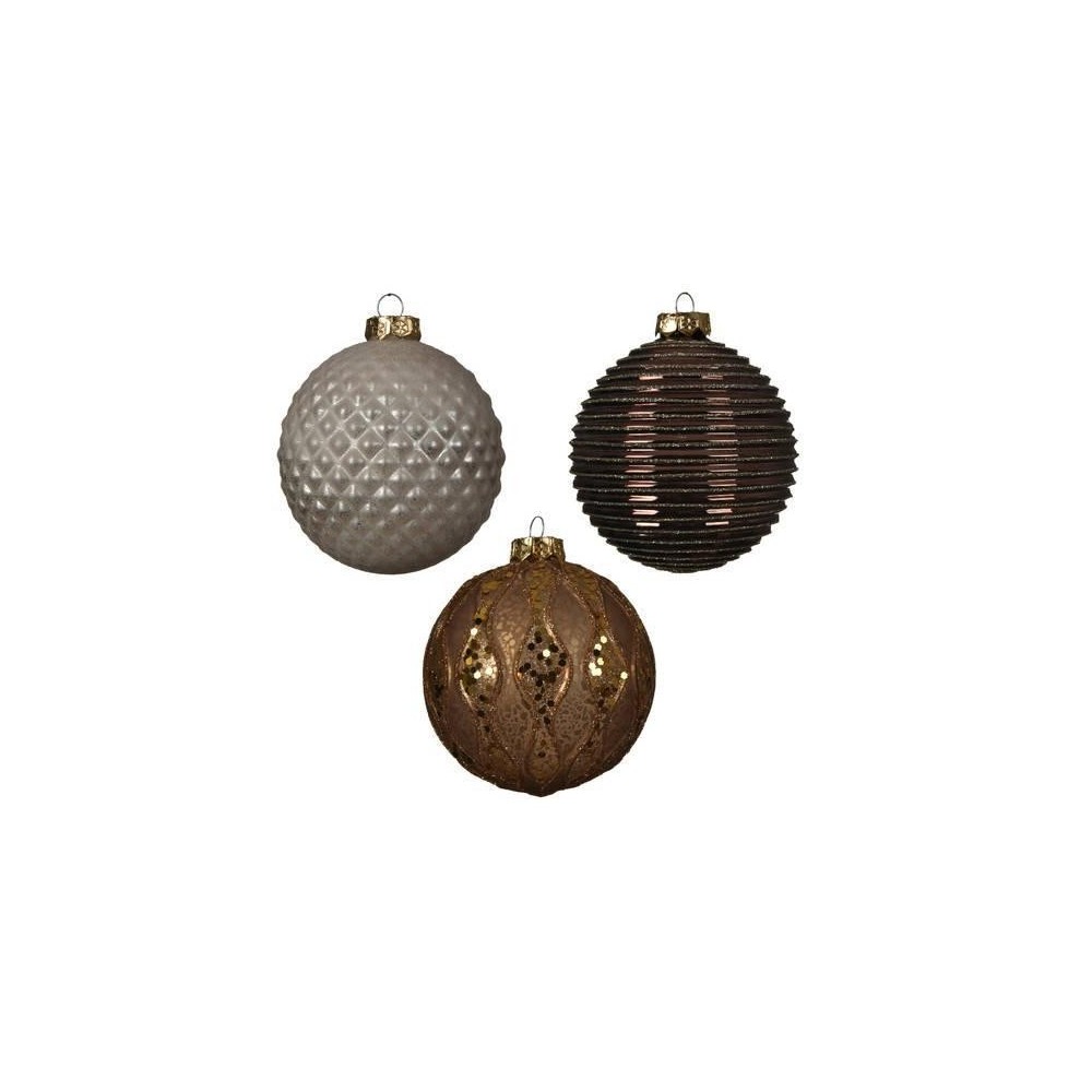 SFERA VETRO BROWN 3 ASS